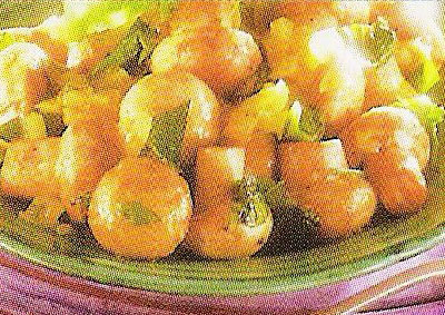 Гъби в портокалова марината